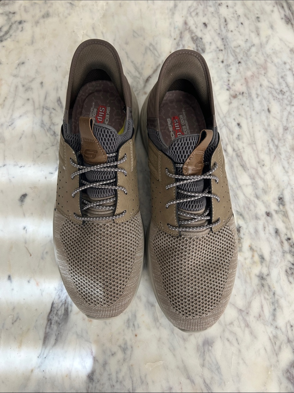 Skechers Men's Taupe Slip-Ins Sneakers BNWOT! Sz 11.5